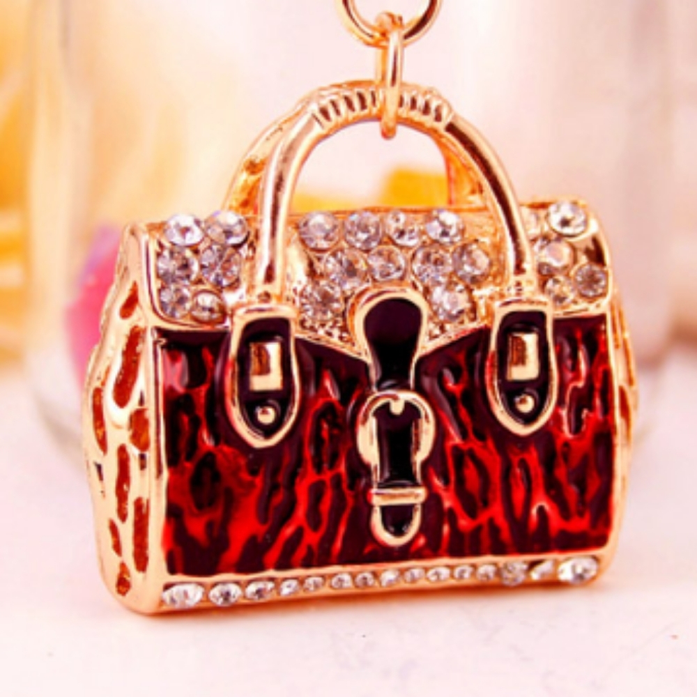 Betsey Johnson Handbag Necklace